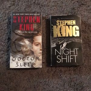 Two Stephen king books